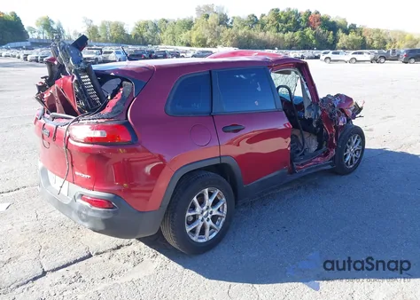 2015 Jeep Cherokee Sport из США, поврежденный, VIN 1C4PJLAB4FW506739